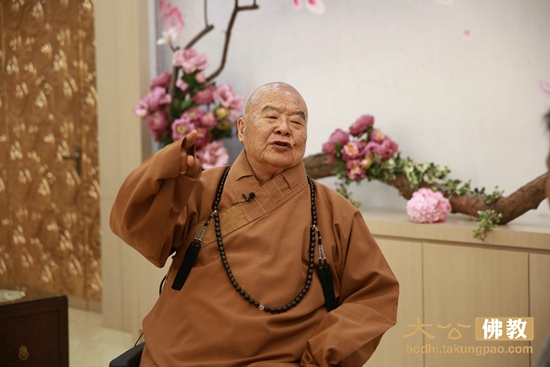 星云大师(摄影:方怀)